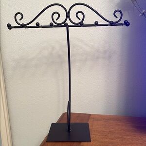 Tall Metal Jewelry Stand Organizer Jewelry Rack